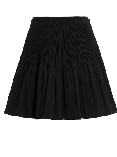 Shop Red Valentino 'facon' Skirt In Black