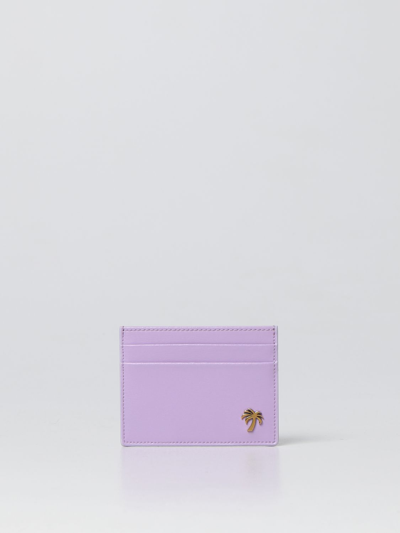 Shop Palm Angels Wallet  Woman Color Lilac
