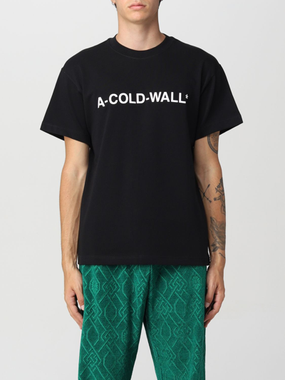 Shop A-cold-wall* T-shirt  Men Color Black