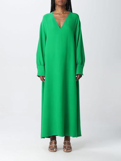 Shop Valentino Dress  Woman Color Green