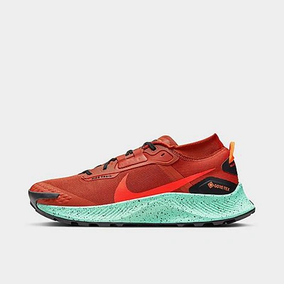 Shop Nike Men's Pegasus Trail 3 Gore-tex Running Shoes In Orange