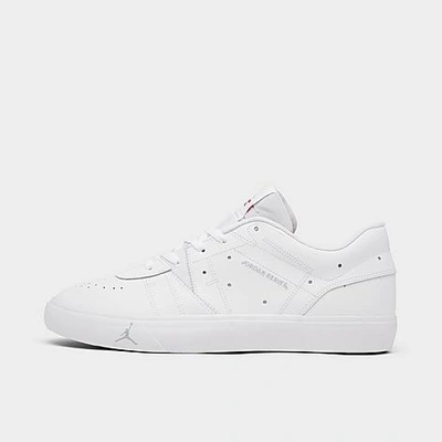 Shop Nike Jordan Men's Series Es Casual Shoes In White/grey Fog/university Red