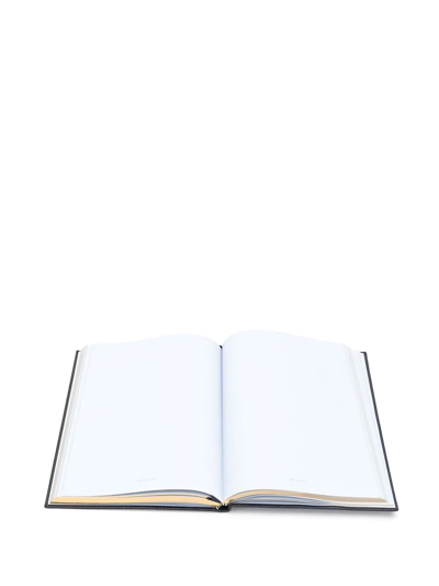 Smythson Logo Embossed Notepad In Blue