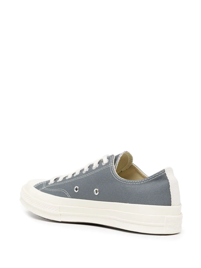 Shop Comme Des Garçons X Converse Chuck Taylor Low-top Sneakers In Blue