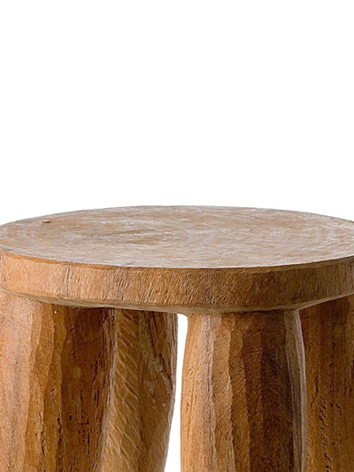 Shop Polspotten Senofo Wood Stool In Braun