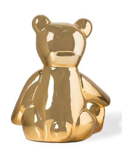Polspotten Teddy Porcelain Moneybox In Gold