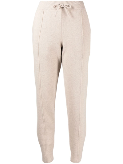 Shop Pringle Of Scotland Cashmere Track Pants In Nude