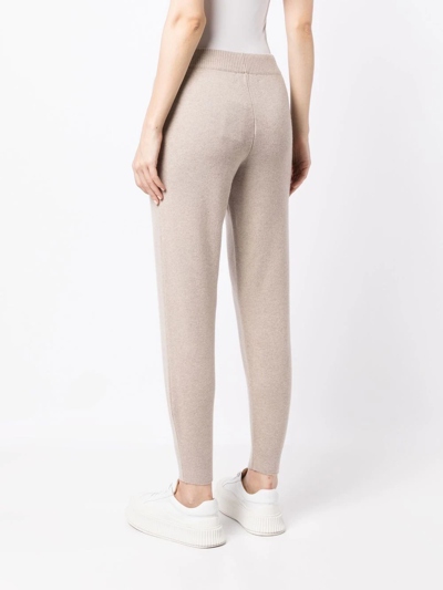 Shop Pringle Of Scotland Cashmere Track Pants In Nude