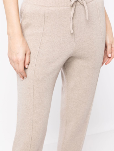 Pringle Of Scotland Cashmere Track Pants In Nude