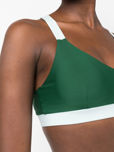 The Upside Larry Crossover-back Sports Bra In Grün