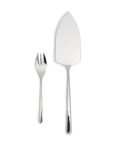 Sambonet Linear Cake Set (6-person Setting) In Silber