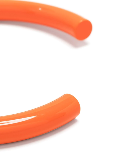 Shop Uncommon Matters Tubular Collar Necklace In Orange