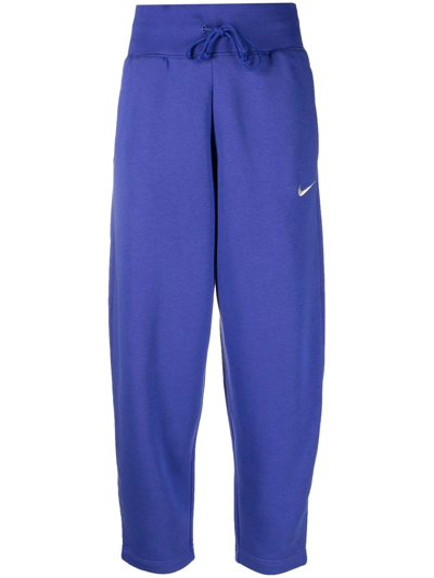 Shop Nike Phoenix Fleece Sweatpants In Purple