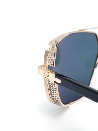 Matsuda Square-frame Tinted Sunglasses In Blau
