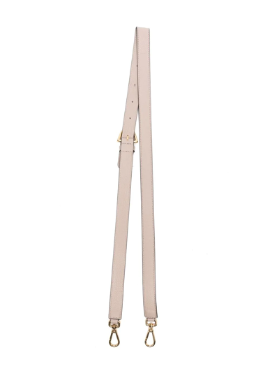 Coccinelle Grained Leather Bag Strap In Grau | ModeSens