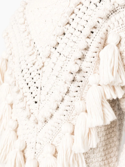 Shop Zimmermann Crochet-detail Jumper In Nude
