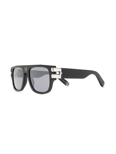 Philipp Plein Eyewear Square-frame Sunglasses In Black