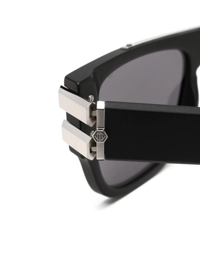 Philipp Plein Eyewear Square-frame Sunglasses In Black