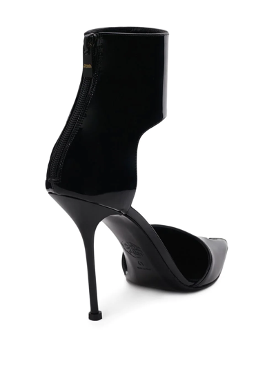 Alexander Mcqueen Punk Patent Pump In Schwarz
