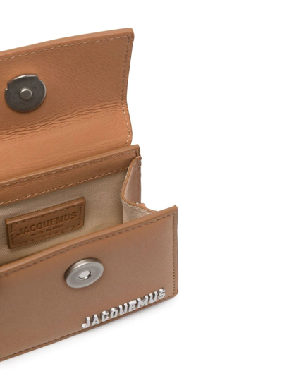 Jacquemus Le Chiquito Homme Mini Handbag In Braun