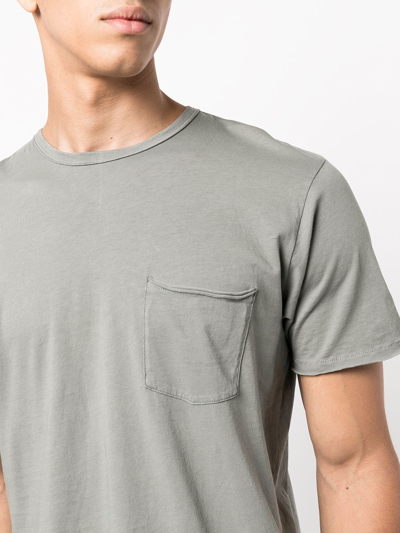 Shop Rag & Bone Miles Organic Cotton T-shirt In Grau