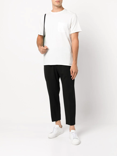 Shop Rag & Bone Miles Organic Cotton T-shirt In Weiss