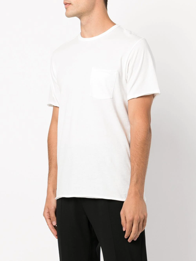 Shop Rag & Bone Miles Organic Cotton T-shirt In Weiss