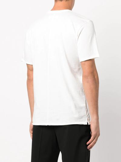 Shop Rag & Bone Miles Organic Cotton T-shirt In Weiss