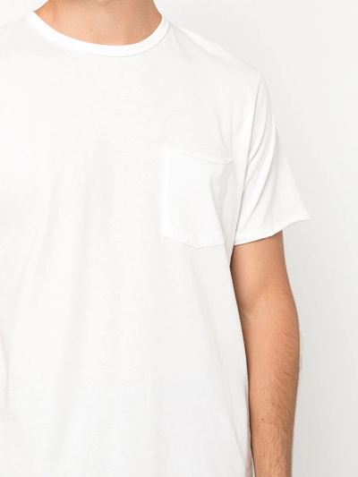 Shop Rag & Bone Miles Organic Cotton T-shirt In Weiss
