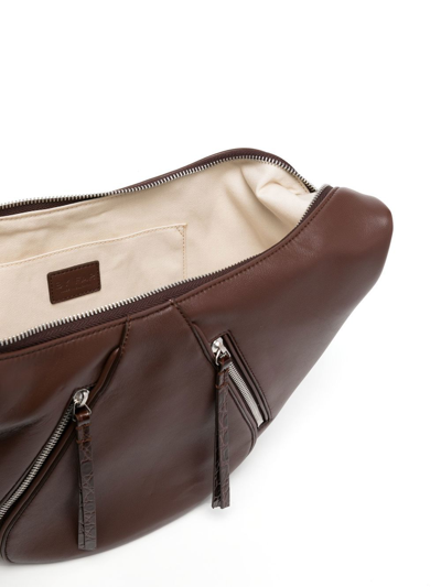 By Far Story Shoulder Bag In Braun