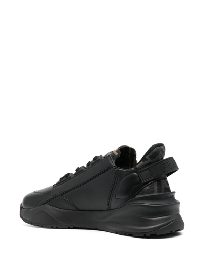 Shop Fendi Flow Low-top Sneakers In Schwarz