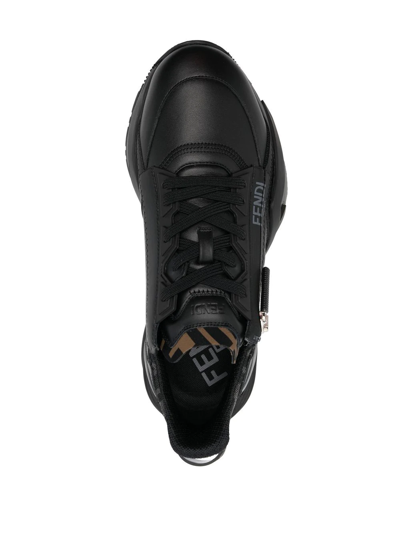Fendi Flow Low-top Sneakers In Schwarz