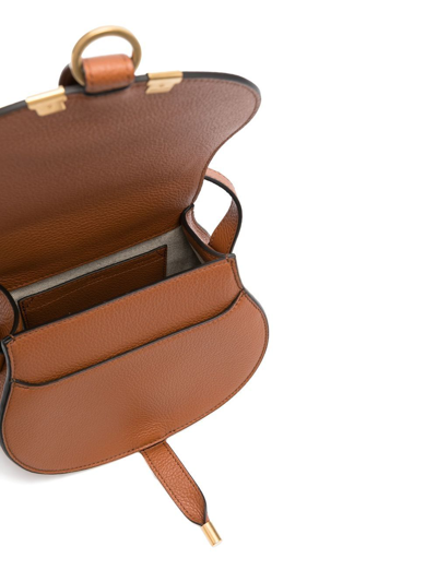 Chloé Marcie Cross-body Bag In Braun