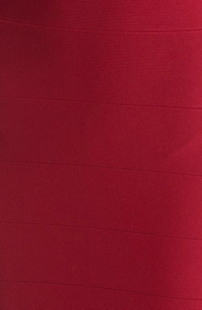 Bebe Bandage Body-con Minidress In Red