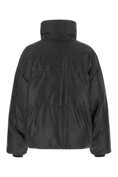Shop Stella Mccartney Oversized Quilted Puffer Jacket In Black