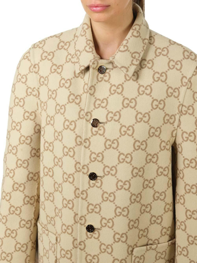 Shop Gucci Gg Reversible Coat