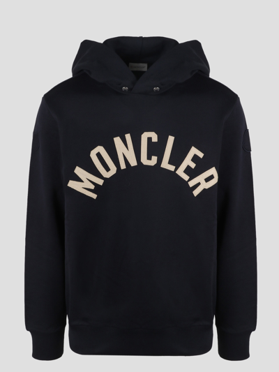 Shop Moncler Logo Hoodie