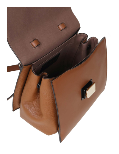 Shop Furla Emma S Bag In Leather Color Leather In Cognac H