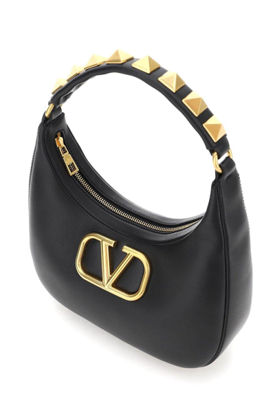VALENTINO GARAVANI GARAVANI ROMAN STUD VLOGO PLAQUE TOTE BAG 