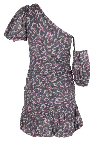 Shop Isabel Marant Étoile Lecia Asymmetric Mini Dress