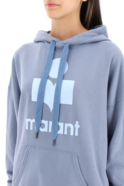 Shop Isabel Marant Étoile Mansel Hoodie With Flocked Logo