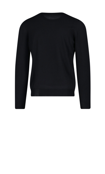 Shop Zanone Sweater In Black