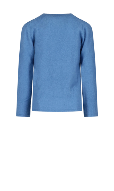 Shop Comme Des Garçons Homme Deux Sweater In Blue