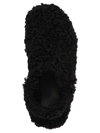 Shop Xocoi Eco Fur Clogs In Black