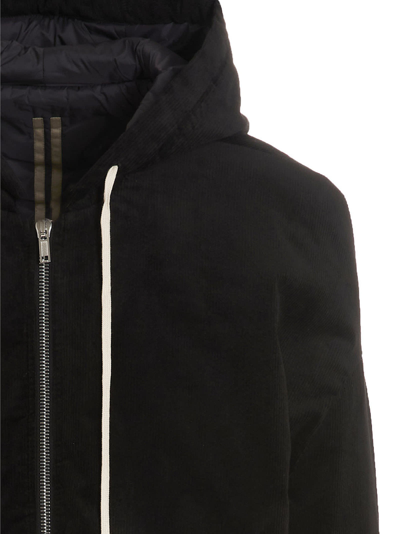 Shop Drkshdw Zip Front Peter Hooded Jacket In Black