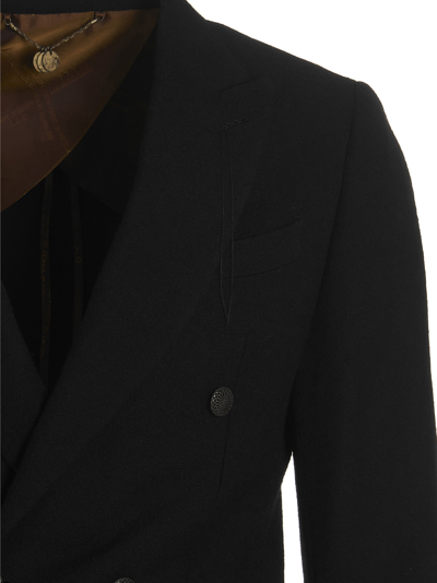 Shop Maurizio Miri Sam Blazer Jacket In Black