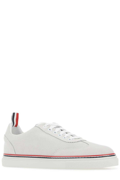 Shop Thom Browne Rwb Detailed Low-top Sneakers In White