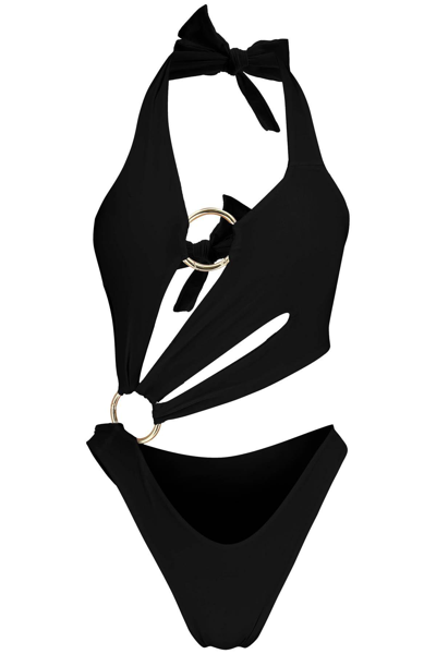 Shop Louisa Ballou Sex Wax One-piece Swimsuit In Nero
