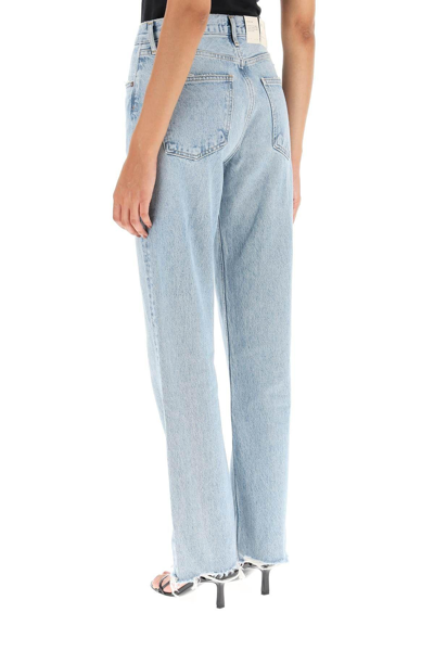 Shop Agolde Lana Vintage Denim Jeans In Blue