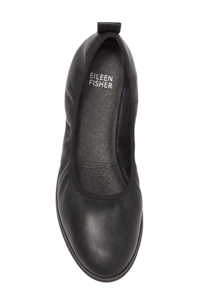 Shop Eileen Fisher Notion Ballet Flat In Black